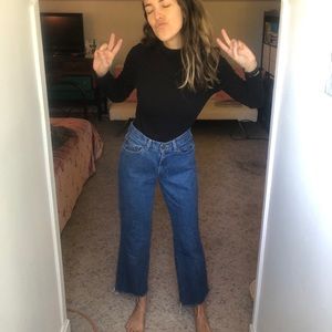 LL Bean Denim Cutoff Pants